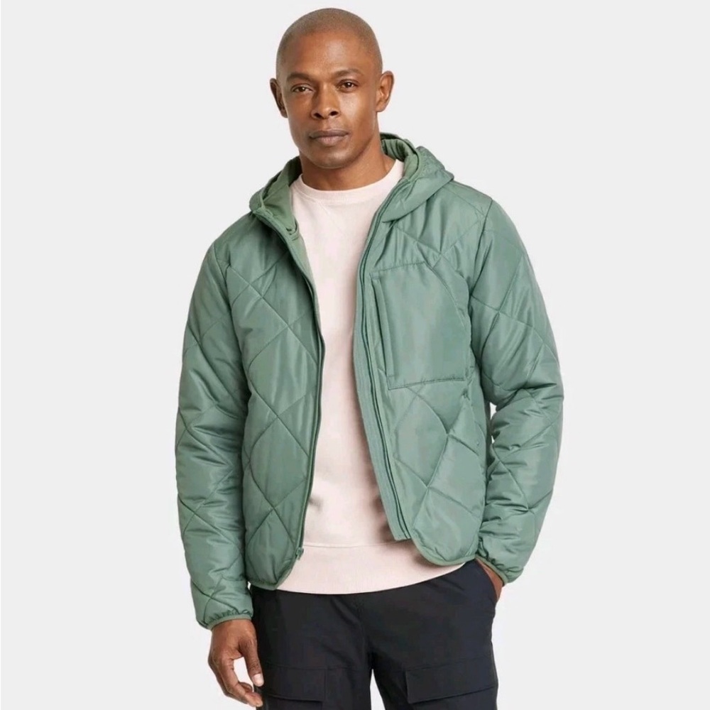 NWOT Men's Lightweight Quilted Jacket - All In Motion™Sz XL